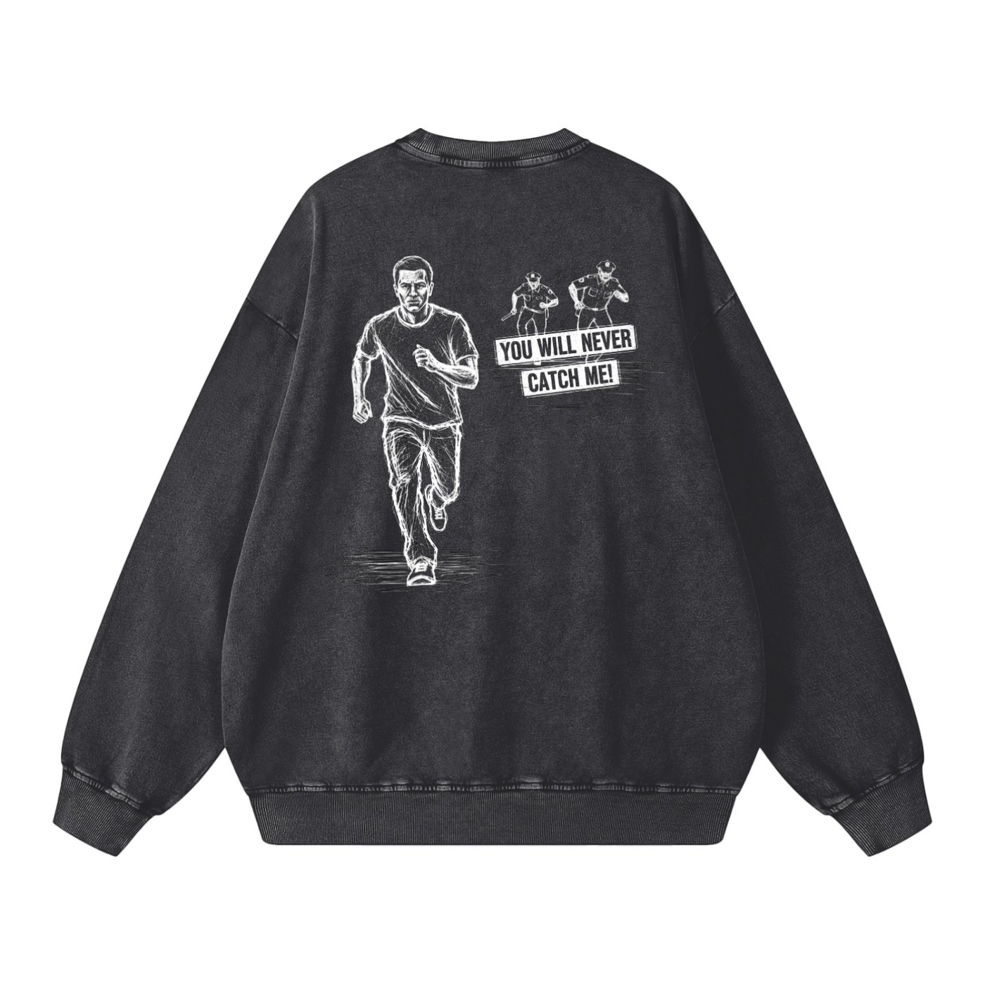 RUNNER - WASHED SWEATSHIRT